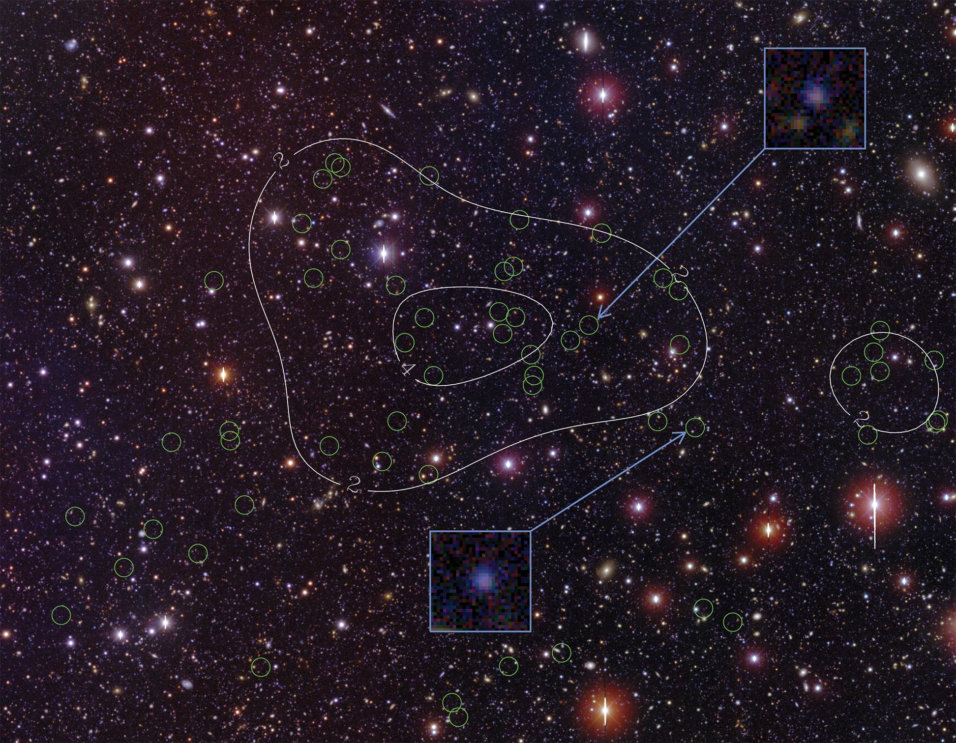پیش-خوشه ی کهکشانیِ در صورت فلکی عوا