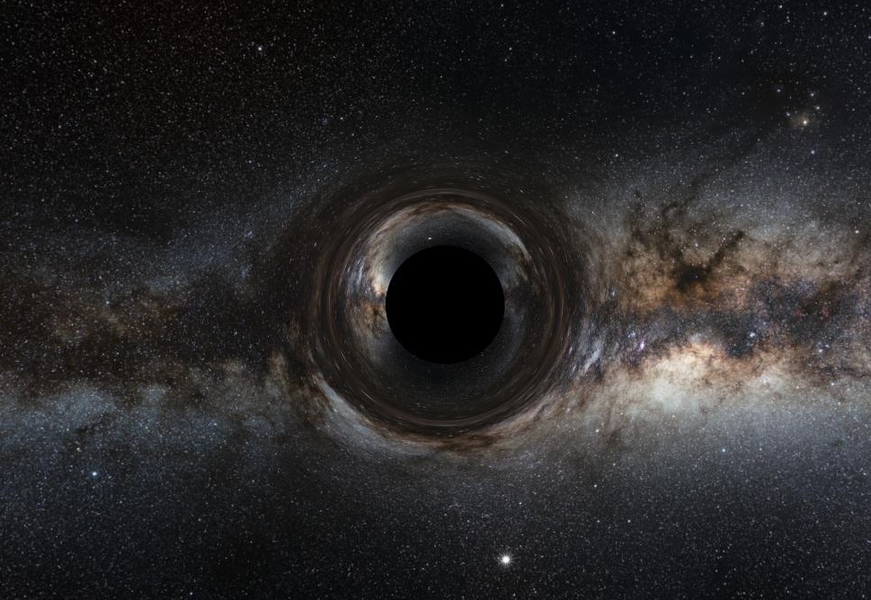 تصویر خیالی از سیاه چاله