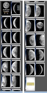 آموزش نجوم توسط محمد همایونی : نقشه دهانه های ماه به صورت معکوس و وارونه