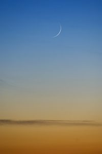 آموزش نجوم توسط محمد همایونی رویت هلال ماه نو