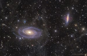 کهکشان های M81 و M82 ذر صورت فلکی دب اکبر