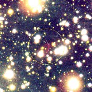 سحابی اطراف ستاره نوترونی RX-J1856.5-3754