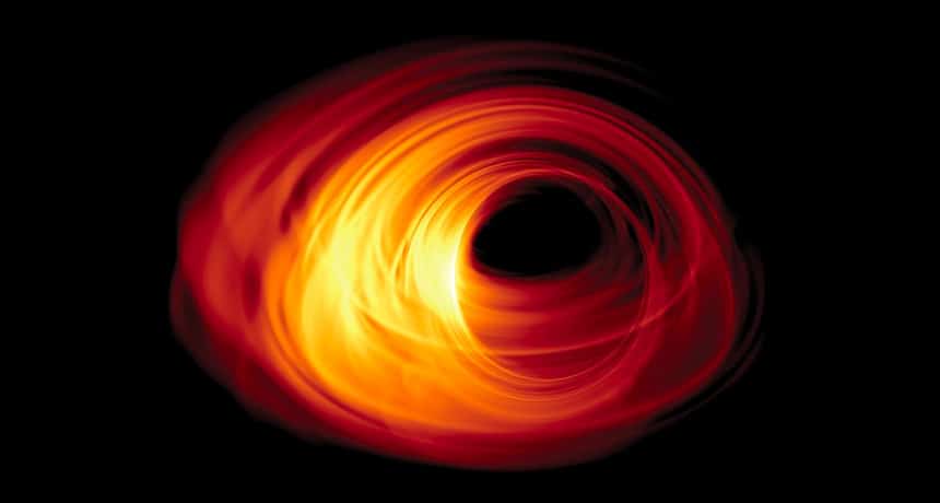شبیه سازی نخستین تصویر سیاه چاله