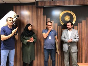 اهدای تقدیرنامه به جناب آتیلا پرو