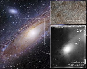 کهکشان زن‌به‌زنجیر و اولین قیفاووسی