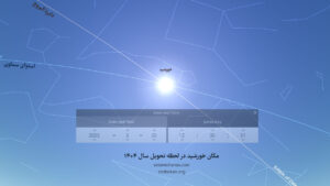 آسمان در این ماه